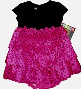 Girls Dress 2 pc Christmas Wedding Church Party Toddler Infants Holiday - Picture 1 of 3