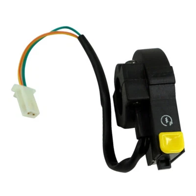 Interruptor de arranque de manillar de motocicleta botón pulsador punto antiniebla luz de señal Foto 1 de 4