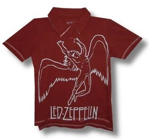 Led Zeppelin - Swansong - Girlie Polo Shirt - Size S - Neu - Bild 1 von 1