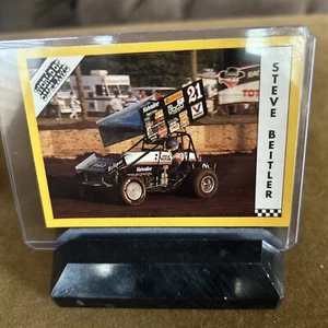 1991 World of Outlaws Racing, Steve Beitler, Card #106, In Protective Sleeve. - Picture 1 of 2