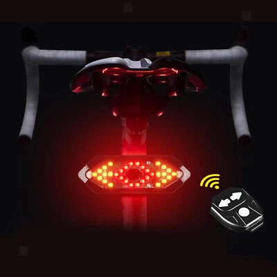 USB Bike Tail Light Saddle Mount, Bike Rear Light LED,Turn Signal Lights with - Image 1 of 4