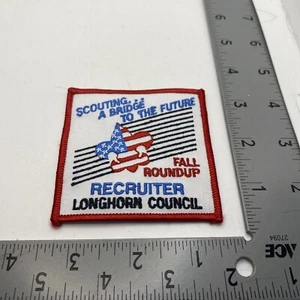Longhorn Council Recruiter Fall Roundup BSA Boy Scouts of America 54E-862Pb - Picture 1 of 1