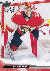 2022-23 Upper Deck Series 1 Base #75 Spencer Knight - Florida Panthers - Picture 1 of 2