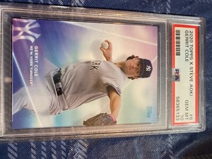 2020 Topps X Steve Aoki #8 Gerrit Cole PSA 10