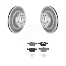 Front Coated Brake Rotor Ceramic Pad Kit For BMW 328i 325i 128i 328xi 325xi 323i