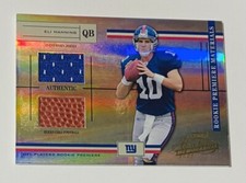 2004 Playoff Absolute Memorabilia ELI MANNING 572/750 Rookie Jersey Ball Giants