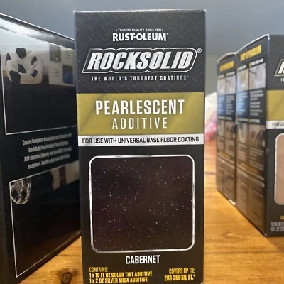 Rust-Oleum RockSolid Pearlescent Epoxy Additive. Cabernet 🔥🔥