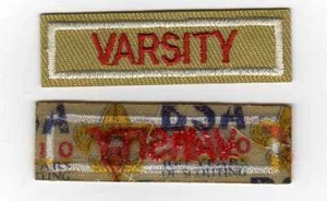 Varsity Scout Strip Patch w/ "BSA 2010" Slogan Backing, Mint! - Picture 1 of 1