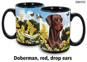 Garden Party Mug - Uncropped Red Doberman Pinscher - Imagen 1 de 1