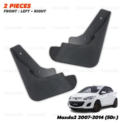 Pair Front Mud Flap Splash Guard Fits Mazda Mazda2 Mazda 2 M2 5Door 2009 - 2014 Foto 1 de 4