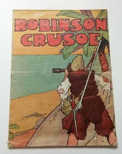 Daniel DeFoe ROBINSON CRUSOE C H Lawrence circa 1916, linen book - Imagen 1 de 4