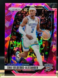 2024-25 Prizm Basketball - Shai Gilgeous-Alexander - Pink Ice Prizm - 113 - Picture 1 of 2