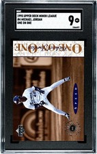 1995 Upper Deck Minor League '94 Autumn Michael Jordan One on One #4 SGC 9