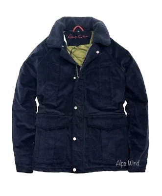 Robert Graham Men's Corduroy Ranch Jacket Lined Coat in Navy Size: XL NWT - Image 1 of 4