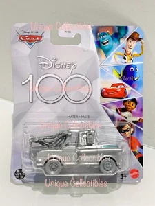 Disney Cars Disney 100 Mater Tow Truck Diecast Toy Car HTF Brand New - Picture 1 of 2