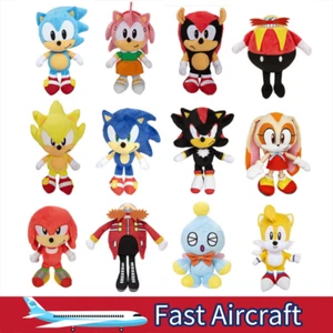 funny The Hedgehog Plush Knuckles Tails Stuffed Teddy Bear Soft Anime Toy .New - Picture 1 of 51