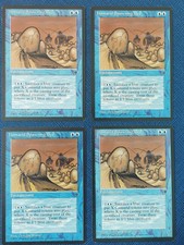 MTG 4x Homarid Spawning Bed x4 LP Fallen Empires Magic Playset
