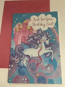 Just For You, Birthday Girl - Unicorn - Tender Thoughts American Greetings Card - Picture 1 of 4