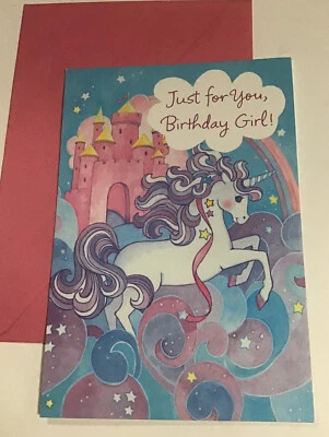 Just For You, Birthday Girl - Unicorn - Tender Thoughts American Greetings Card