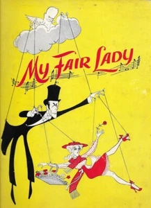 Julie Andrews & Rex Harrison  "My Fair Lady"   Souvenir Program  HIRSCHFELD   - Picture 1 of 7