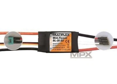 Multiplex / Hitec RC Regler MULTIcont BL20 SD / 72232 - Bild 1 von 2
