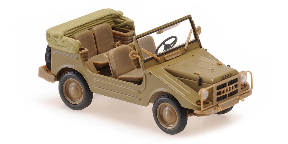 Minichamps 1:43 DKW MUNGA KHAKIGREY SATIN 1955 - 940016101 - Immagine 1 di 1