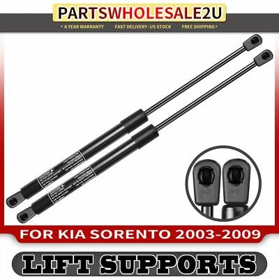 2x Soportes de elevación del capó Amortiguador Puntales Varilla de hélice para Kia Sorento 2003-2009 Foto 1 de 4