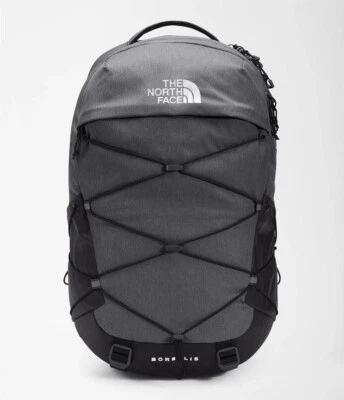 The North Face Borealis Laptop Backpack Asphalt Grey Light Heather/TNF Black New - Image 1 of 4