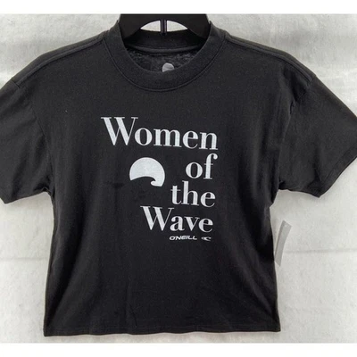 O'Neill футболка женщин X-Small "женщины волны" короткий рукав черный логотип - Изображение 1 из 4