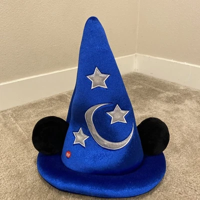 Disney Mickey Fantasia Hat with Red, Green, and Blue flashing Lights - Image 1 of 2