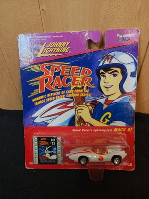 Vintage Johnny Lightning Speed racer Mach 5 CEL #13 Metal Car Playing Mantis - Image 1 of 4