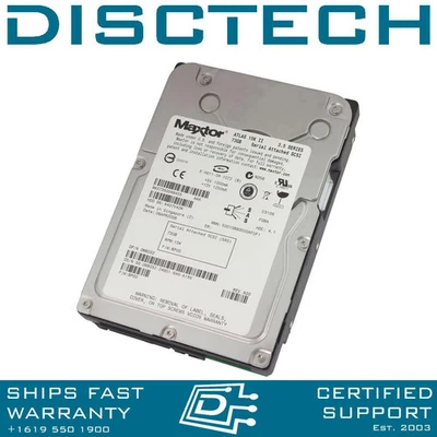 Maxtor Atlas 8K073S0 / M8032 15K II 73GB 3Gbps SAS Hard Drive OEM - Image 1 of 2
