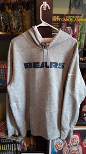 Nike NFL Chicago Bears Grigio Felpa con Cappuccio Pullover Maglione Giacca Uomo Calcio XL - Foto 1 di 10