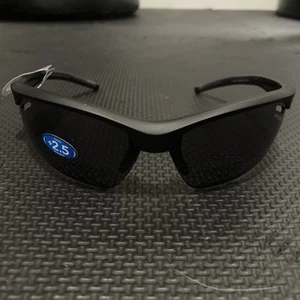 Tifosi Veloce, Matte Black +2.5 Reader Lens Sunglasses - Picture 1 of 6