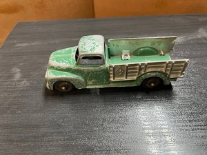 Hubley Kiddie Toy Green Truck 452 Gusseisen - Bild 1 von 2