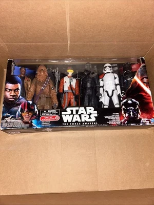 Hasbro 12" Target Exclusive Titan Hero The Force Awakens Conjunto de 6 Danificados 2015 - Imagem 1 de 4