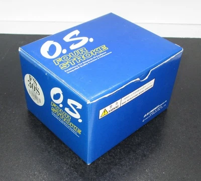 O.S. FS-30S 4.89cc 4-stroke glow engine for R/C airplane with muffler, used f/s - Image 1 of 4