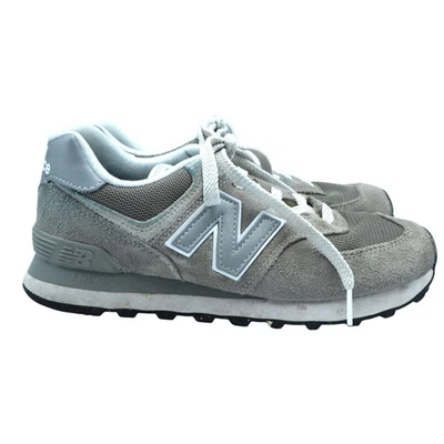NEW BALANCE 574 Core классические кроссовки женщин 8 Вт широкий беговых кроссовок замши серый - Изображение 1 из 4