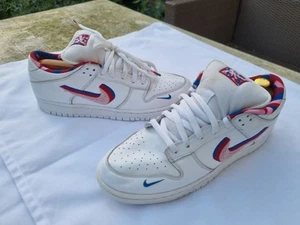 Nike SB Dunk Low OG QS Parra 2019 scarpe da ginnastica CN4504-100 taglia UK 11 US 12 EU 46 - Foto 1 di 24