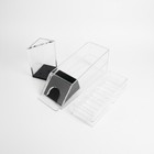 Clear acrylic blackjack dealer shoe & discard tray & Poker Chip Holder Tray