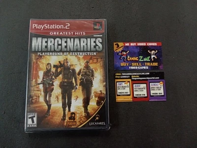 (NEW) Mercenaries Playground of Destruction (Greatest Hits) - PS2 *SEE DETAILS* - Image 1 of 4