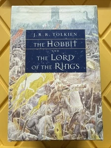 The Hobbit and The Lord of the Rings by J.R.R. Tolkien Box Set Houghton Mifflin - Bild 1 von 8