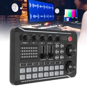 Live Sound Card Professional Intelligent Noise Reduction Multiple Sound Effec CB - Afbeelding 1 van 22