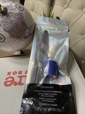 EYEKO Double Act Shadow Stick with Sharpener - Cookies & Cream - 0.1oz - SEALED - Image 1 of 3