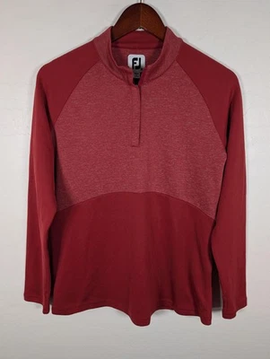 Camisa de golf FootJoy pulóver con cremallera 1/4 para mujer manga media larga poliéster Foto 1 de 4