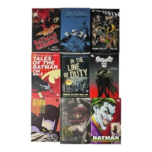 π₯ 9 Mixed Trade Paperback Comic Books TPB BATMAN The Dark Knight DC Comics π₯ - Picture 1 of 3