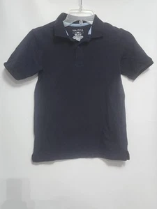 Boys Nautica Polo Navy Shirt Size 10/12 - Picture 1 of 3