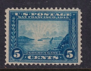 Panama Pacific Sc 399 MHR 1913 VF 5c sello único azul CV $70 (PC - Imagen 1 de 1