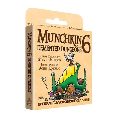 Munchkin 6 - Expansão de jogo de cartas Demented Dungeons - Imagem 1 de 4