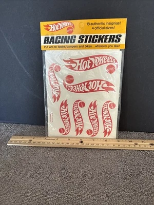 PEGATINAS DE CARRERAS HOT WHEELS 1969 VINTAGE REDLINE (NOS) COMO NUEVAS Foto 1 de 4